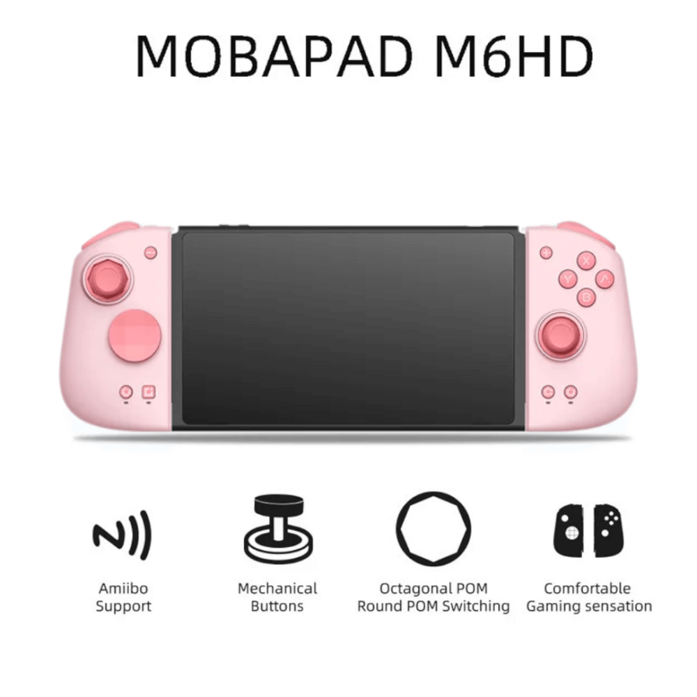 จอยเกมไร้สาย Mobapad M6 HD สีชมพู